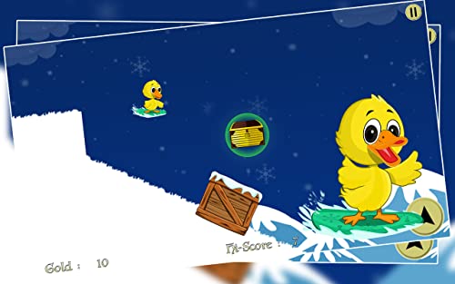 Snowboard Ice Duck : The Winter Cute Animal Fun Fast Race - Free