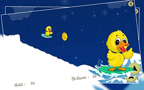 Snowboard Ice Duck : The Winter Cute Animal Fun Fast Race - Free