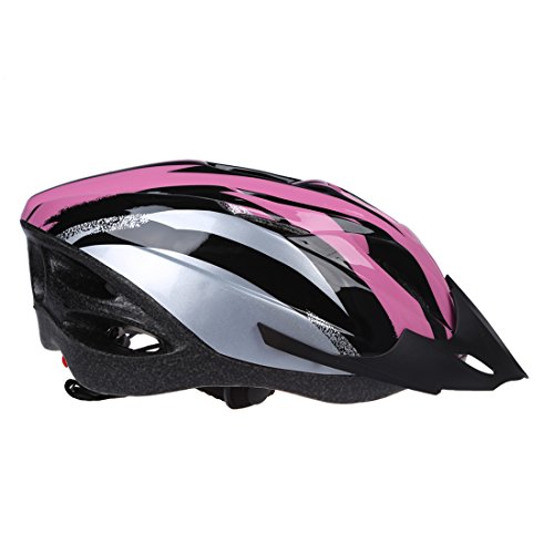 Sodial(R) Casco de Carbono Para Bicicleta con Visera Para Adulto Circunferencia de Cabeza 54-65Cm/ Ancho de Cabeza Bajo 16Cm