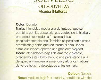 Solivellas 250 ml - Aceite de Oliva Virgen Extra de Mallorca