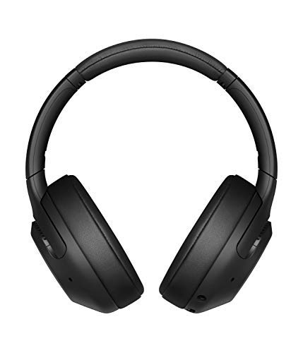 Sony WH-XB900N - Auriculares Inalámbricos Noise Cancelling (Bluetooth, Extra Bass, 30h de batería, Carga Rápida, Óptimo para trabajar, Micro para llamadas manos libres), Negro