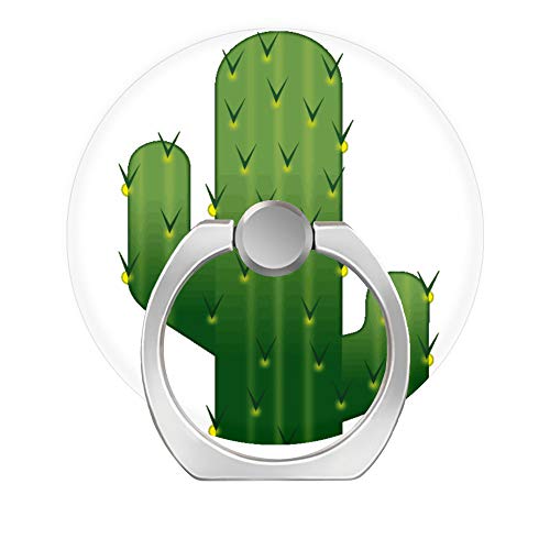 Soporte de Anillo de Carga para teléfono móvil, Autoadhesivo, Soporte de Anillo en Forma de corazón, Soporte Giratorio 360° para tabletas, teléfonos y Cactus