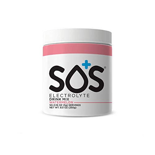 SOS Hydration Polvo de Electrolitos – SANDÍA – Bebida Isotónica Hidratación - 50 Porciones