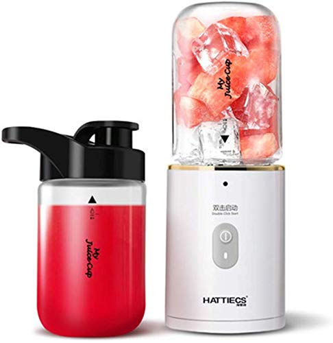 Soul hill Mezclador portátil de 350 ml de Capacidad del hogar Mini exprimidor de Frutas y Verduras automático Recargable Exprimidor