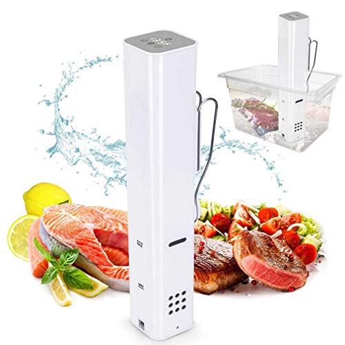 Sous Vide olla de precisión, circulador de inmersión térmica, control de pantalla táctil completo, ultrasilencioso, IPX7 impermeable, apto para cocina a baja temperatura