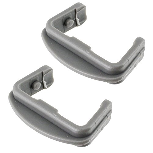 Spares2go Tapa De Carril De Cesta frontal para Fagor lfu45it lfu60it lavavajillas (paquete de 2)