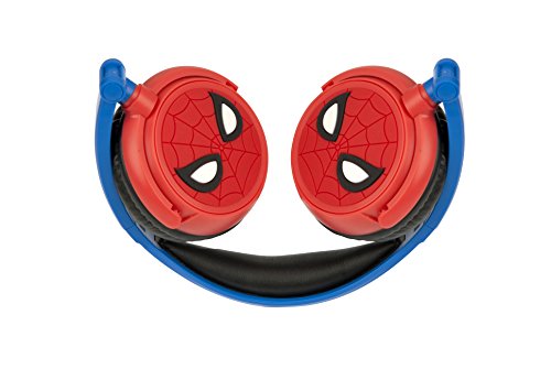 Spiderman Spiderman-HP010SP Auriculares Estéreo con Diadema Ajustable, Color Distintos, 20.4 x 16.8 x 7.3 cm (Giros HP010SP)