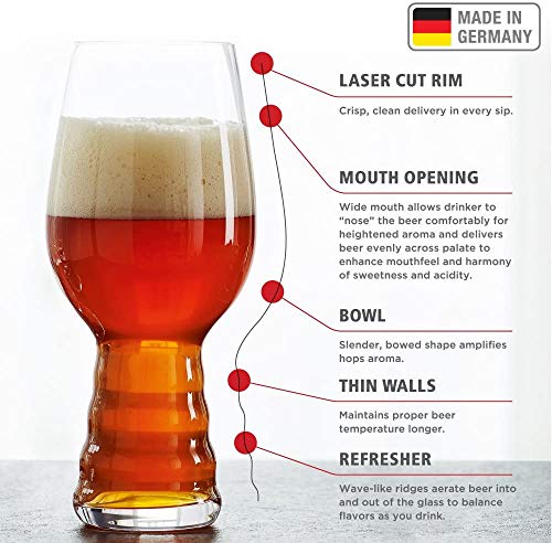 Spiegelau & Nachtmann, cristal, Craft Beer Glasses, 3 Gläser, transparente