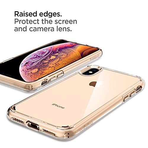 Spigen 057CS22127 Ultra Hybrid Funda para iPhone XS/X - Transparente