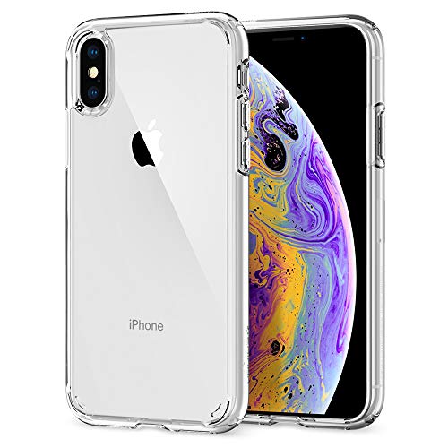 Spigen 057CS22127 Ultra Hybrid Funda para iPhone XS/X - Transparente