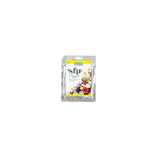 Squires Kitchen SFP Arte Azúcar Pasta de Floristería Flores Flores y Hojas Narciso Amarillo 100g