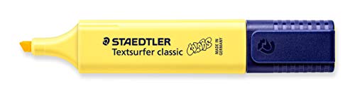 STAEDTLER 364 C100 VE Rotulador Fluorescente Textsurfer Classic, Marcador de Color Amarillo Girasol