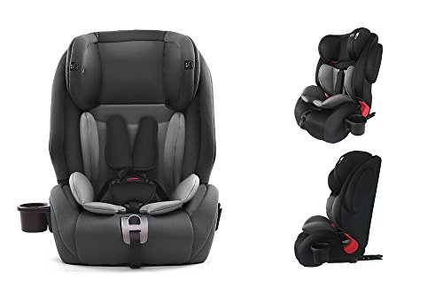 Star Ibaby City Fix HQ 668 SPS - Silla de coche Isofix grupo 1 2 3, Color Gris (Black Grey)