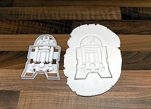 Star Wars cortadores de galletas x 8 BB8, Chewbacca, R2D2, C3PO, Millennium Falcon, Yoda, Storm Trooper y Darth Vader