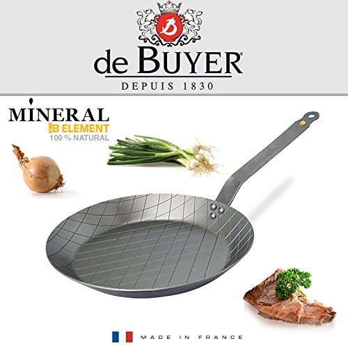 Steel Steak Frypan Mineral B 24cm by de Buyer