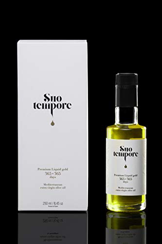 Suo Tempore by oli Soleil Aceite de Oliva Virgen Extra de máxima calidad - Estuche premium 250 ml - Nueva cosecha 2020- Presión en frío