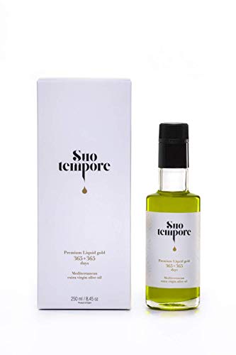 Suo Tempore by oli Soleil Aceite de Oliva Virgen Extra de máxima calidad - Estuche premium 250 ml - Nueva cosecha 2020- Presión en frío