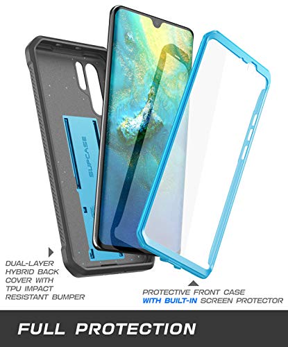 SupCase Funda Huawei P30 Pro [Unicorn Beetle Pro Serie] Antigolpes 360 Carcasa con Protector de Pantalla Incorporado (Azul)