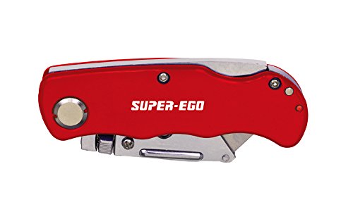SUPER EGO SEH024400 - Cutter de navaja + 10 cuchillas