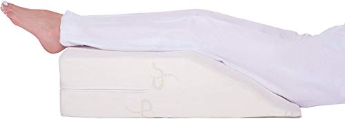 Supportiback® Almohada terapéutica para el descanso de la pierna – Con espuma con memoria, funda lavable, diseñada por médicos para dolores de espalda y cadera, dolor de pierna, edemas, mejor circulac