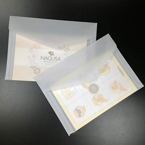 SUPVOX Sobres translúcidos de la invitación para las tarjetas de felicitaciones Tarjeta de regalo de Diy 12.5x17.5cm 50pcs
