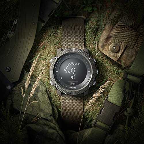 Suunto - Traverse Alpha - Reloj GPS Outdoor para pesca, caza y excursionismo - Sumergible - Foliage (Verde follaje) - Talla única