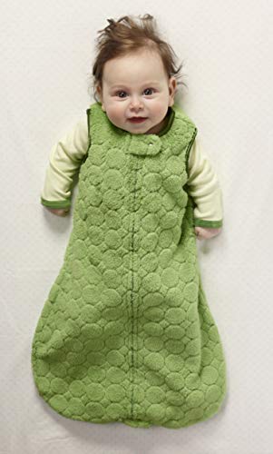 SwaddleDesigns Saco de dormir Cozy zzZipMe, Círculos en color pastel, Kiwi, 12-18 meses