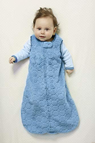 SwaddleDesigns Saco de dormir Cozy zzZipMe, Círculos en color pastel, Kiwi, 12-18 meses