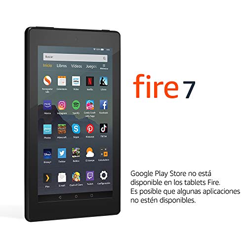 Tablet Fire 7, pantalla de 7'', 32 GB (Negro) - Incluye ofertas especiales