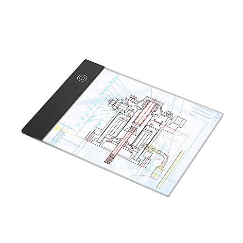 Tablilla digital para copiar, Almohadilla de luz de tableta gráfica LED A5 para trazado de copia de dibujo