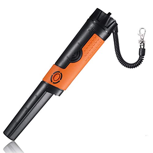 TACKLIFE Detector de Metales Portátil, Pinpointer 360° IP68 Totalmente Impermeable, 3M Medición Subacuática, Indicación de Sonido/Vibración, Escaneo, Funda/Cable Colgante/Batería Incluida - MPP01