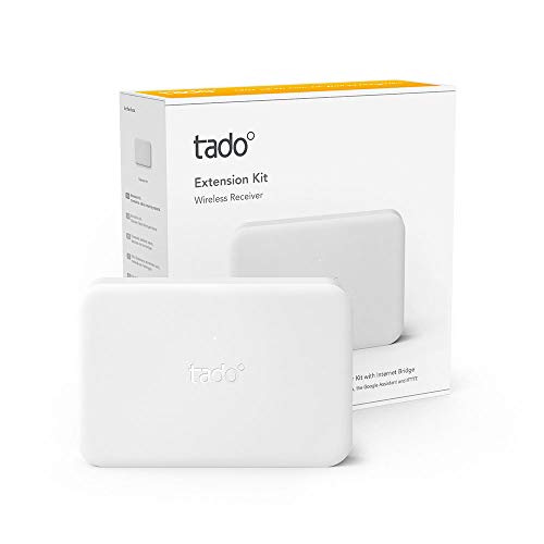 tado° Kit de Extensión (producto adicional) - receptor de radio para hogares sin termostato de ambiente o con un termostato inalámbrico, Blanco