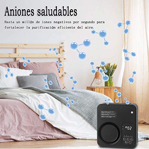 TAIHE Generador de ozono Ionizador Purificador de Aire Operación Inteligente Eliminador de olores Desodorizador para el hogar Dormitorio Sala de Estar Aseo Oficina