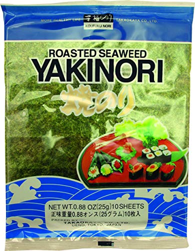 Takaokaya, Alga seca y noris - 10 de 25 gr. (Total 250 gr.)