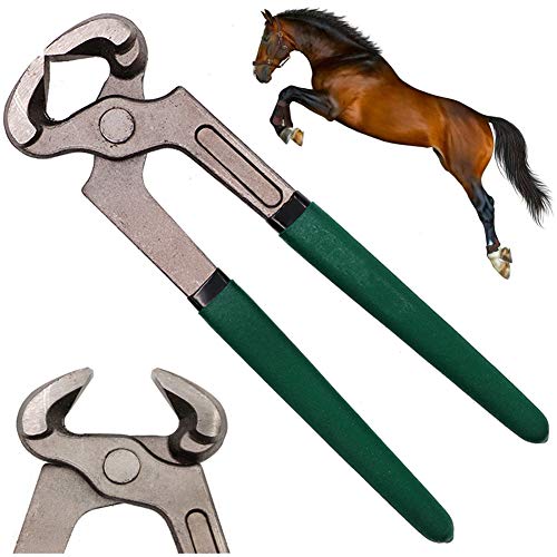 TANCEQI Caballo Equino Pezuña Tenaza Cortador Equipamiento Herramientas Herrero Cortapelos para Pezuñas Alicates De Herradura Corte De Uñas De Herrador para Ganado De Granja Cerdo