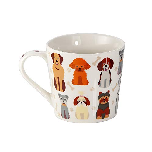 Taza de Café Te Originales, Taza Grande Mug, Resistente a Lavavajillas y Microondas, Taza con Perros y Perritos, Regalos Perros Mujer Hombre y Madre Perros