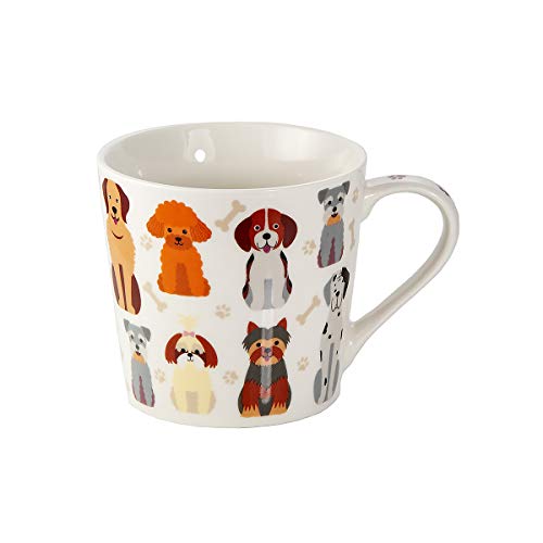 Taza de Café Te Originales, Taza Grande Mug, Resistente a Lavavajillas y Microondas, Taza con Perros y Perritos, Regalos Perros Mujer Hombre y Madre Perros