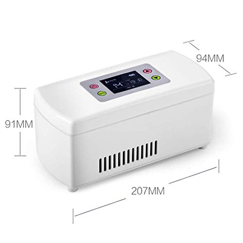 TCYLZ Caja de Enfriamiento de Medicamentos, Refrigerador de Insulina Portátil, Mini Semiconductor Refrigerador de Viaje, (2-8 ° C Refrigerador Farmacéutico), para Pacientes con Diabetes