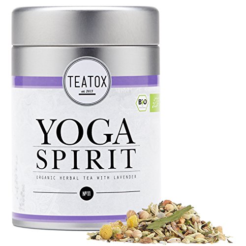 TEATOX Yoga Spirit, té de hierbas orgánicas con hinojo y lavanda (Lata)