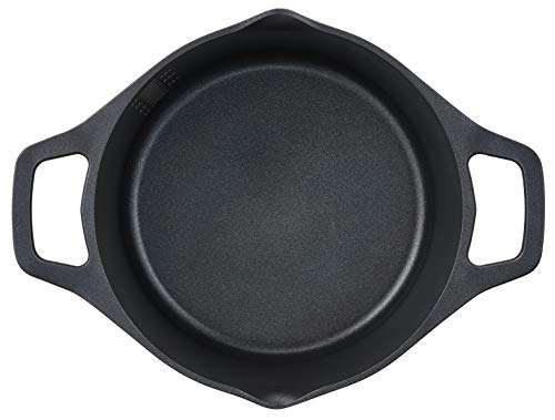 Tefal Aroma - Cacerola de 24 cm aluminio fundido y tapa, antiadherente titanio, con picos vertedores, apta para todo tipo de fuegos incluso inducción y horno