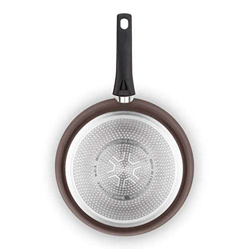 Tefal C6940602 - Cacerola (Alrededor, Sartén multiuso, Negro, Marrón, Titanium Pro, Aluminio, Thermo-Spot)