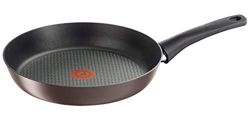 Tefal C6940602 - Cacerola (Alrededor, Sartén multiuso, Negro, Marrón, Titanium Pro, Aluminio, Thermo-Spot)