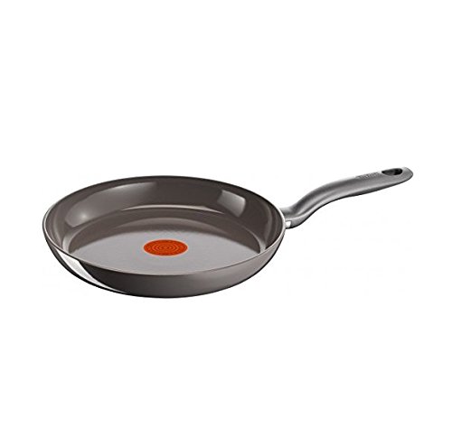 Tefal SARTEN CERAM Induction 24CM (C9350405) qv, Aluminio, Gris, 24 cm