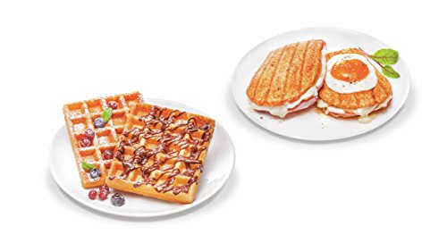 Tefal Snack Time Happiness 2waffle(s) 700W Negro, Color blanco - Gofrera (255 mm, 305 mm, 125 mm, 286 mm, 170 mm, 340 mm)