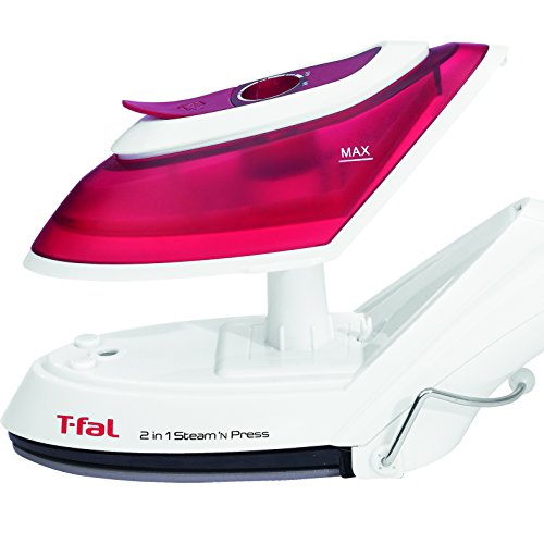 Tefal Steam N Press DV8610E1 - Cepillo y plancha vapor 2 en 1 de 800 W temperatura ajustable, depósito de 0,7 L, cepillo para tejido y quitapelusa