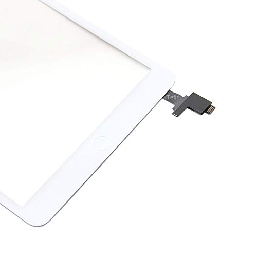 Tefir Blanco Digitalizador Pantalla táctil Panel Frontal Reemplazo de Reparación de Lente de Cristal para iPad Mini 1 2 A1432 A1489 (7.9 Pulgadas) Incluye IC Chip Cable Flex