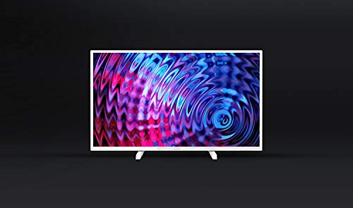 Televisor Philips 32PFS5603/12 32 Pulgadas (80 cm) Televisor LED Full HD Ultrafino (Pixel Plus HD, 2 entradas HDMI con EasyLink, USB, portátil), Color Blanco, Sintonizador Satélite