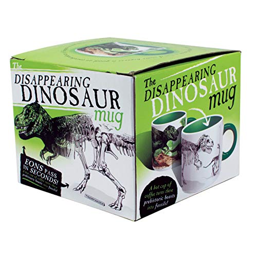 The Disappearing Dinosaur Mug Taza de Cafe Dinosaurio Desaparece Con Calor 