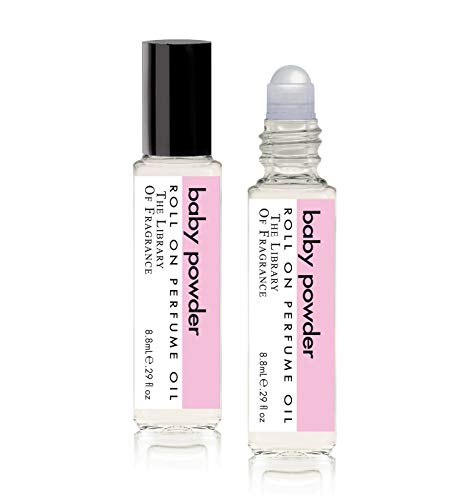 The Library of Fragrance Roll On Perfume Baby Powder - 8.8 ml.