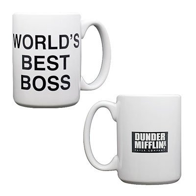 The Office Dunder Mifflin World's Best Boss Coffee Mug by NBC